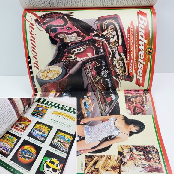 Lowrider Magazine Vintage January 1999 Las Vegas Super Show Bubble Impala 90s - Picture 6 of 10